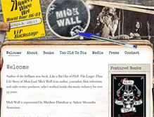 Tablet Screenshot of mickwall.com